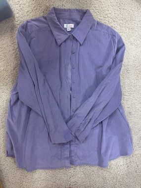 Lavender Button-Up Shirt